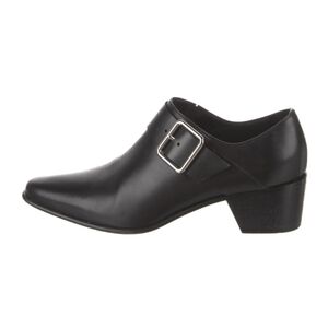 Pierre Hardy Black Leather Buckle Heels